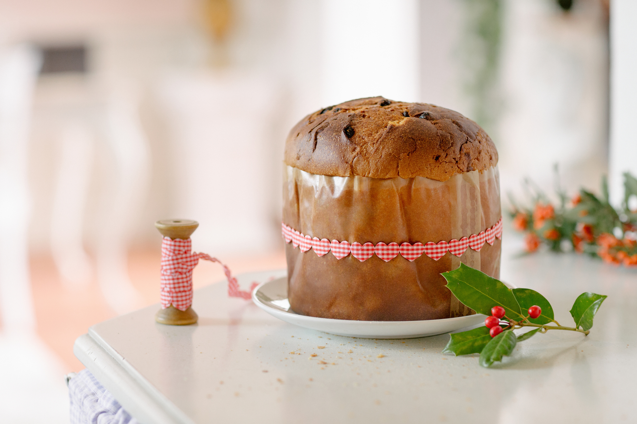 Panettone with Icing