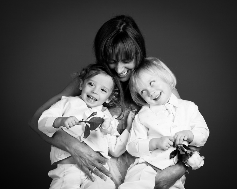 Bianca Best with her Twins