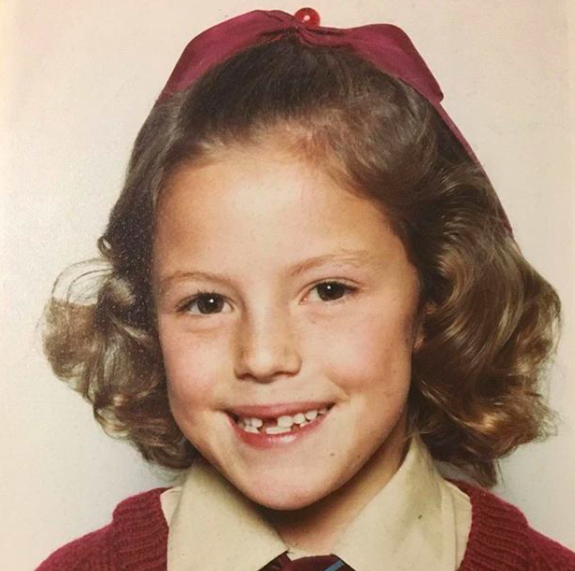 This is the little girl who is face behind the voice of my inner critic. This is me, aged 8. 