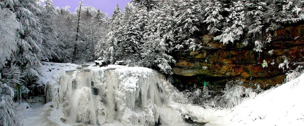 Frozen Blackwater Falls, West Virginia