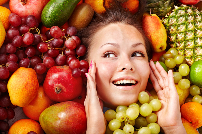 Eat healthy for great skin