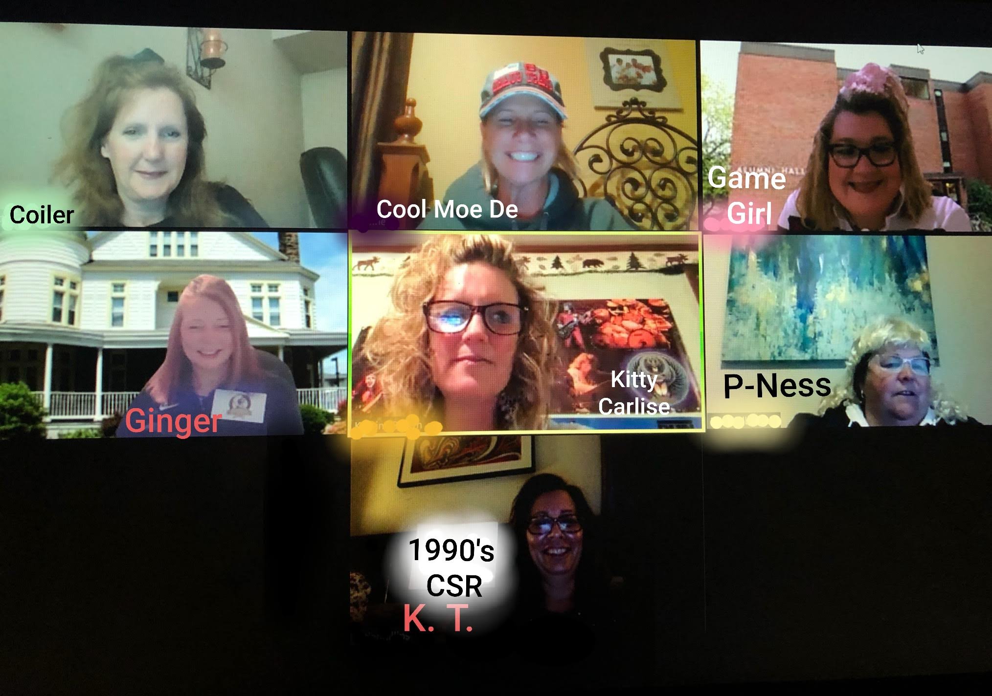 Catch up with friends from college, CSR pals Virtual Happy Hour 1990s Theme