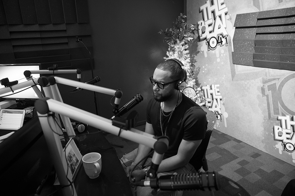 Julien Christian Lutz, professionally known as Director X for Operation Prefrontal Cortex, The Beat 104.1 FM, Bridgetown, Barbados, 2019, Photographer: Ajani Charles