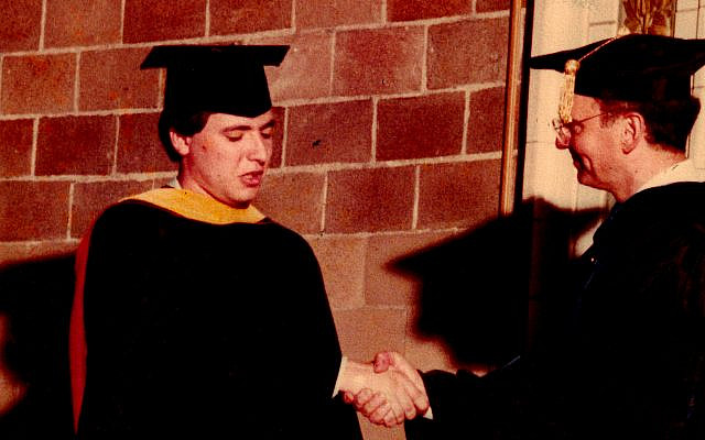 Author graduates from the once-affordable University of Pennsylvania, 1985 (Marchiz Petreanu photo)