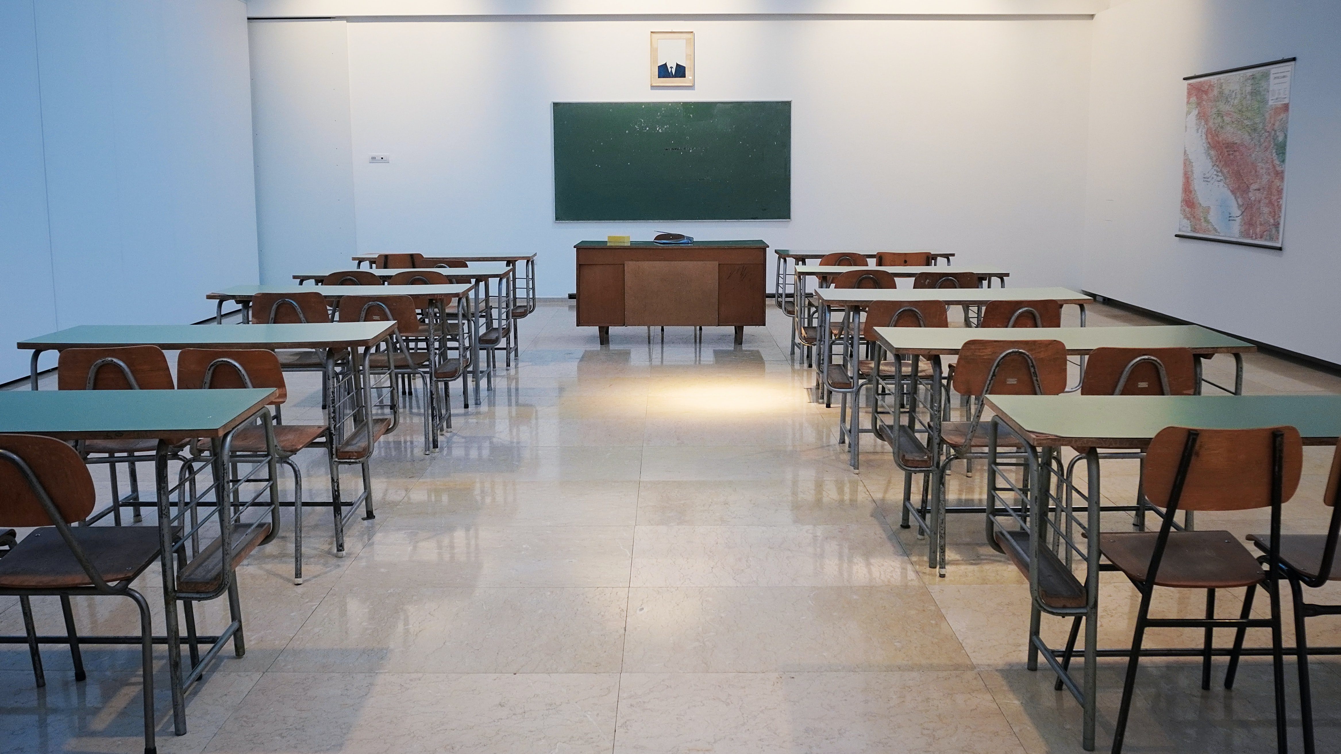 Image showing an empty classroom