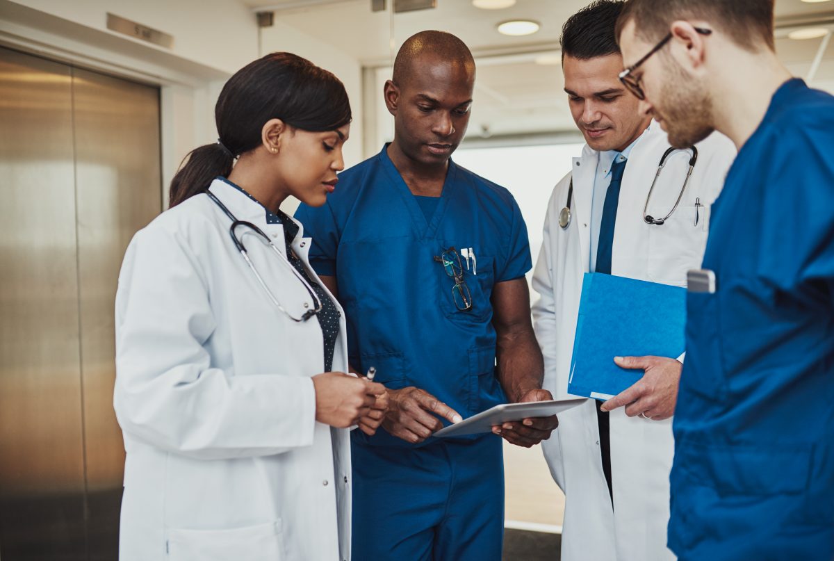 diverse healthcare workers