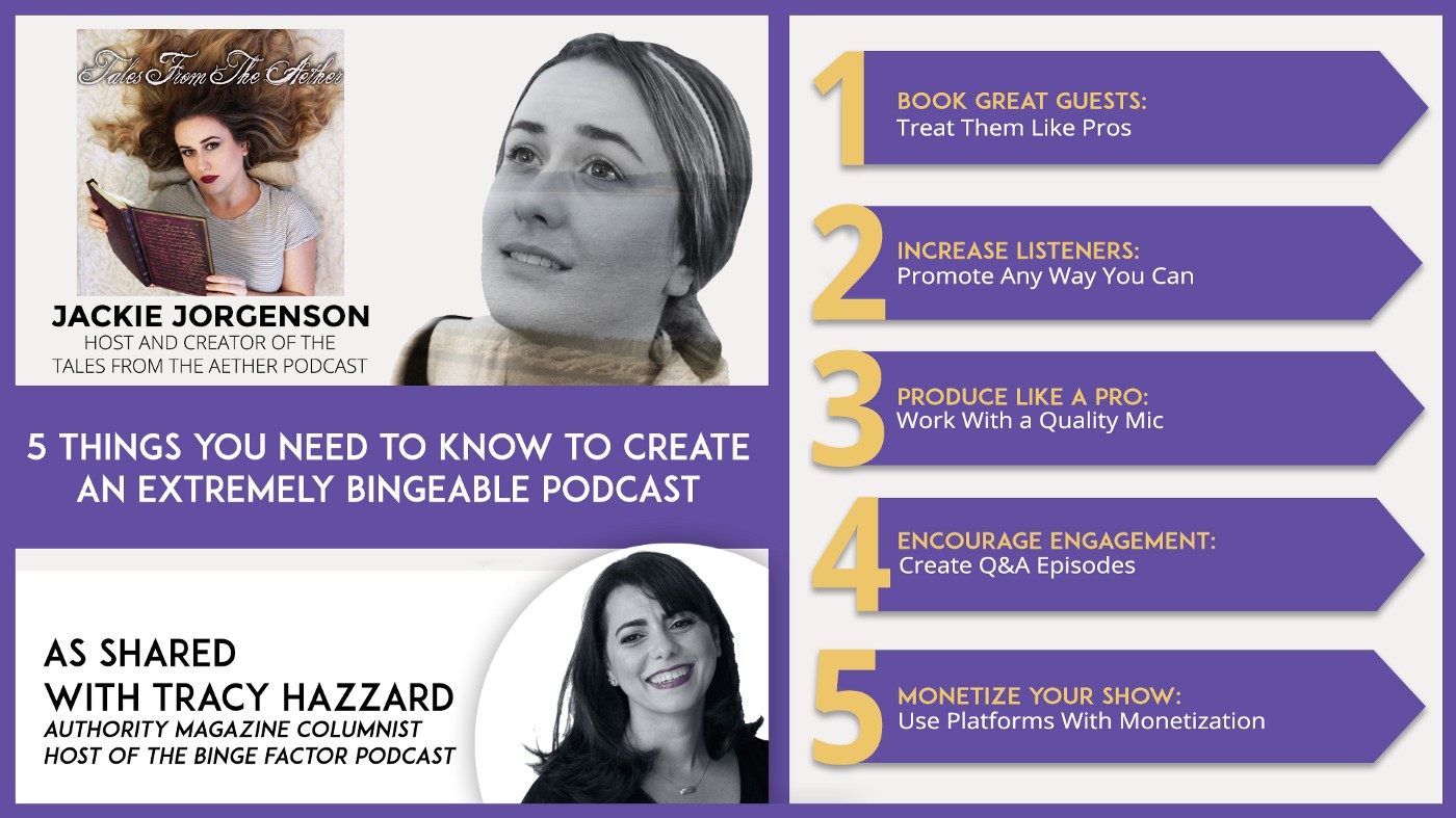 Podcasting Tips | Tracy Hazzard | Jackie Jorgenson