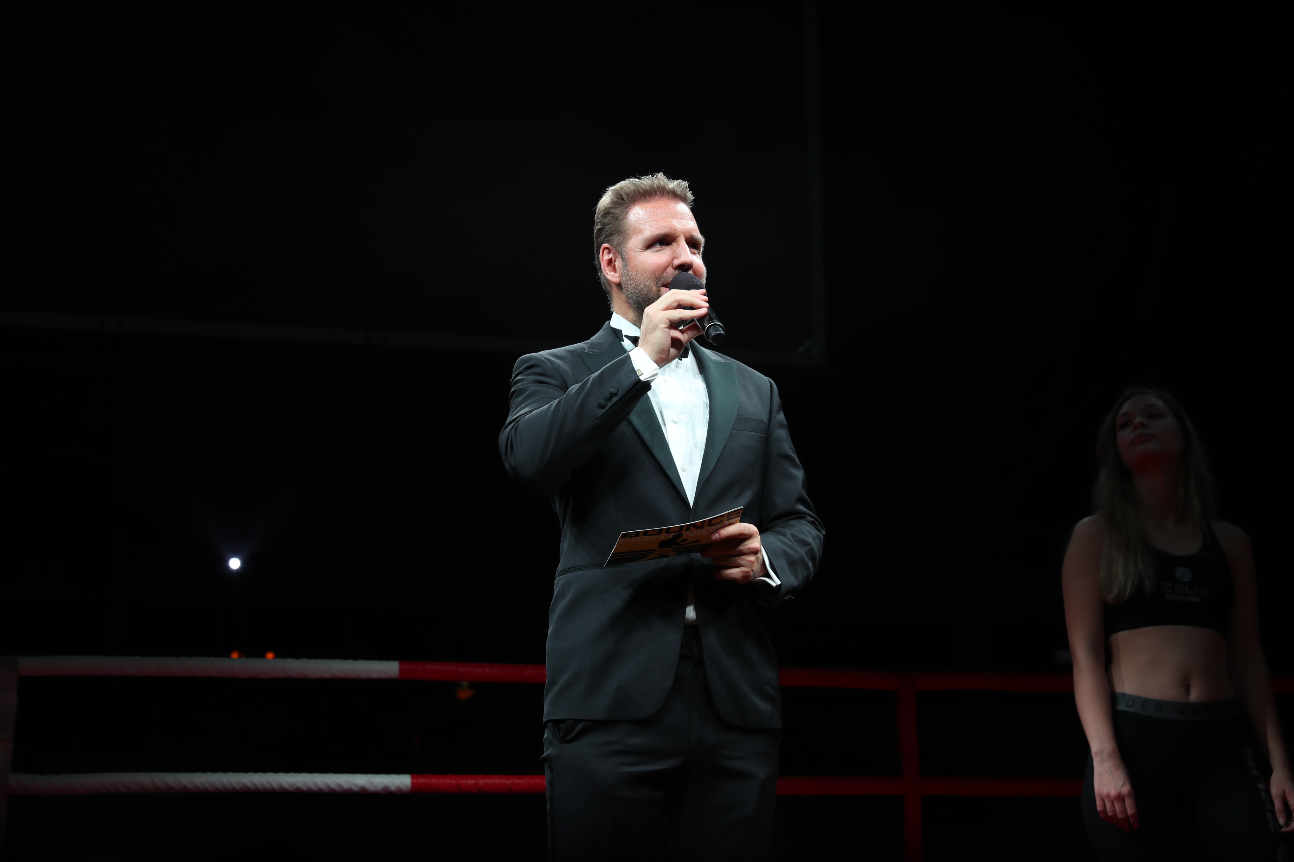 Ronny Leber - Ring Announcer - IBF International Champion Fight