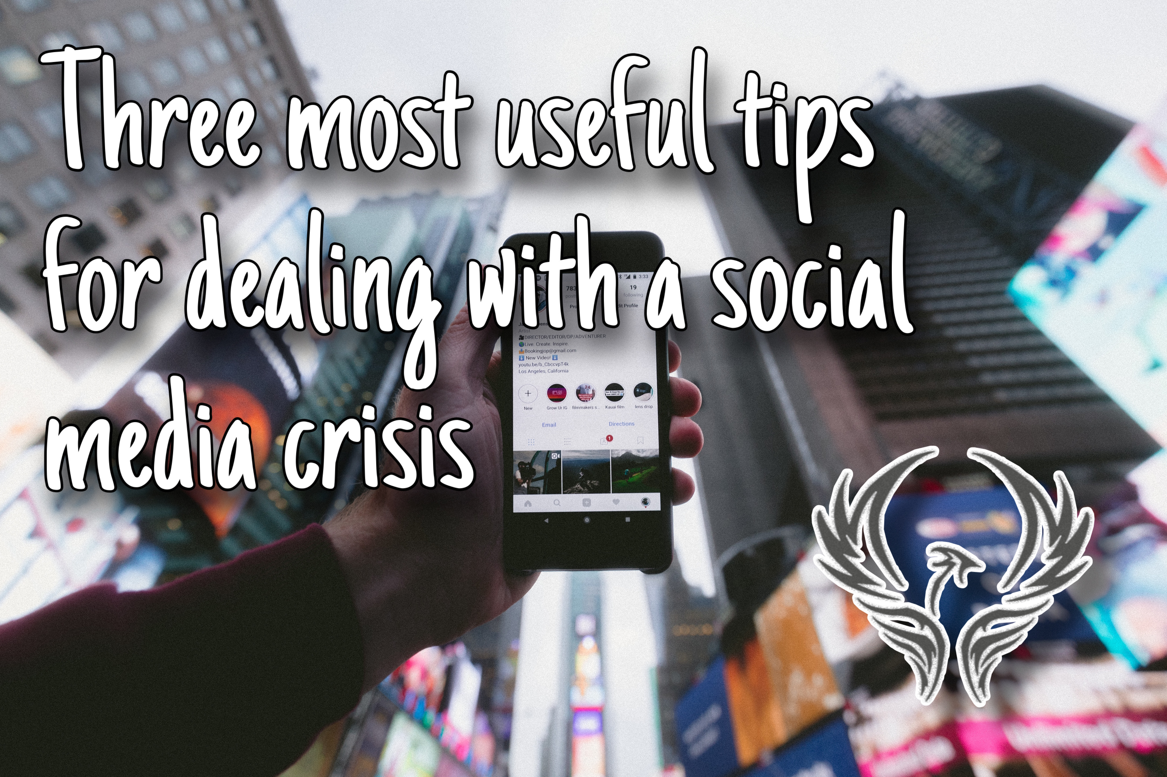 Three most useful tips for dealing with a social media crisis - Chris TDL