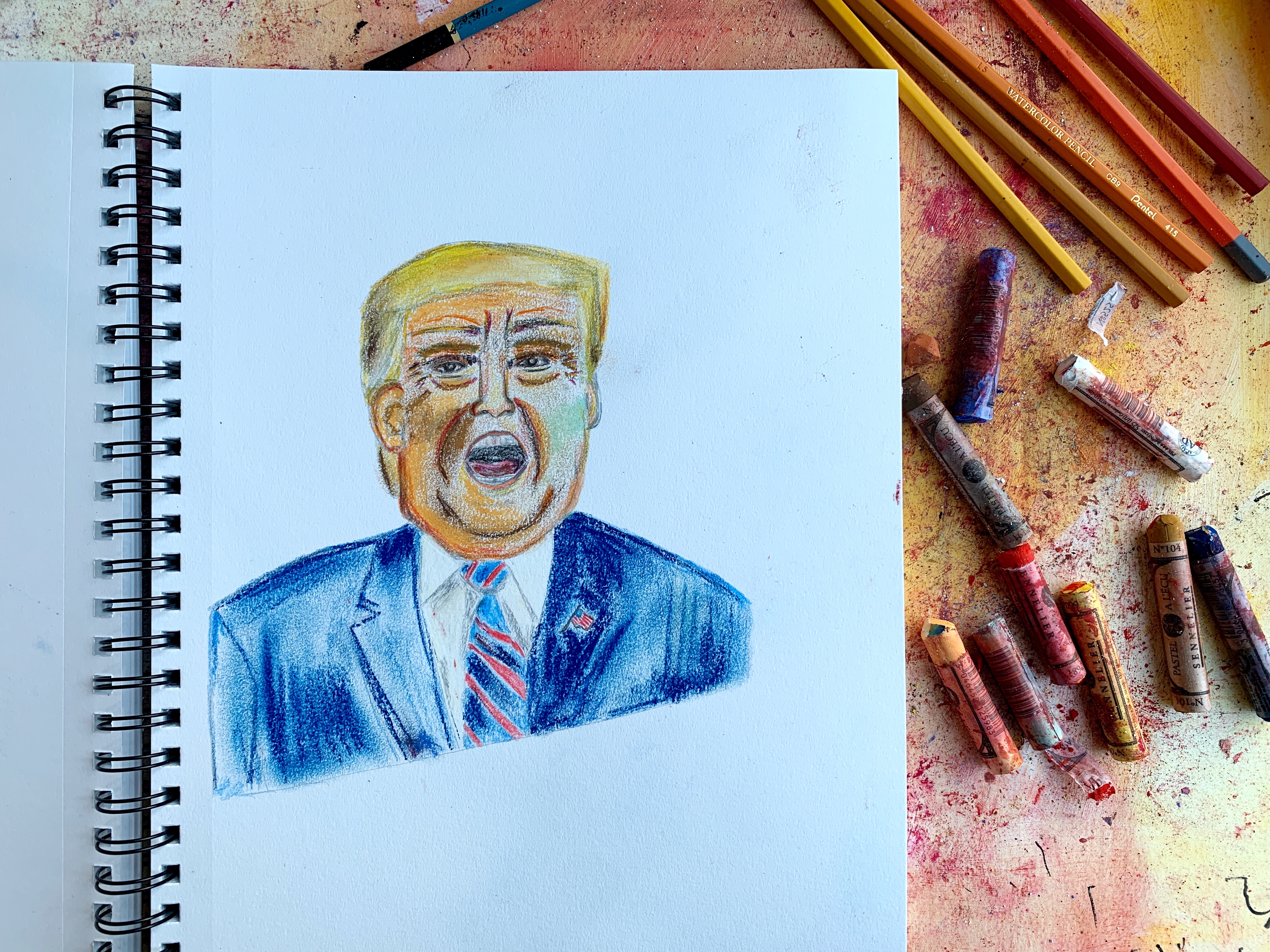 Sketching trump