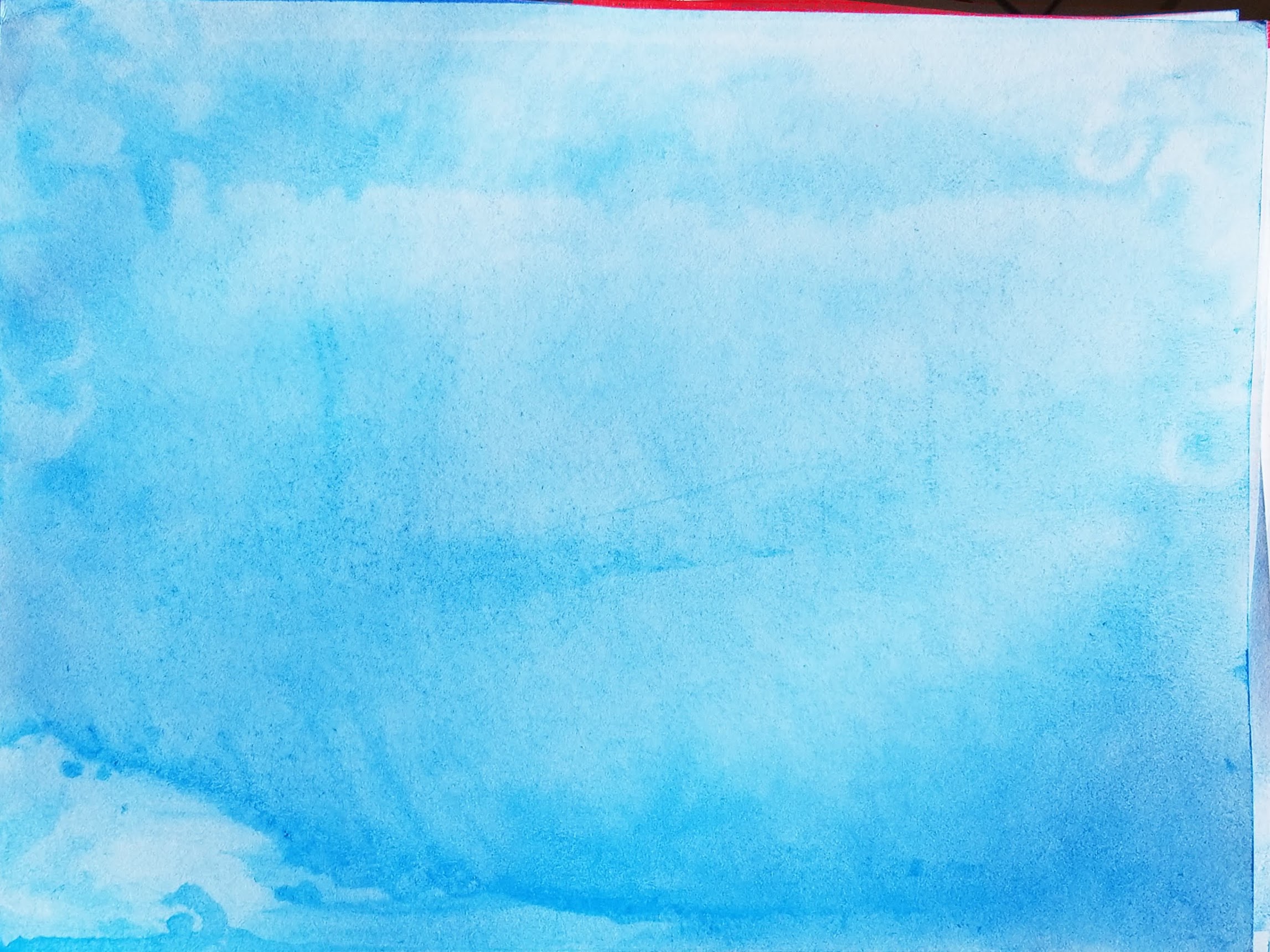 blue water color abstract