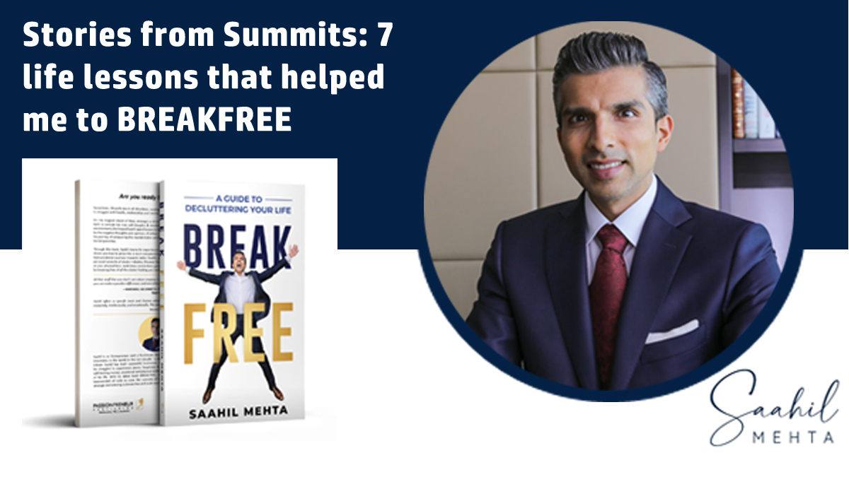 Saahil Mehta - Decluttering Coach - Stories from Summits