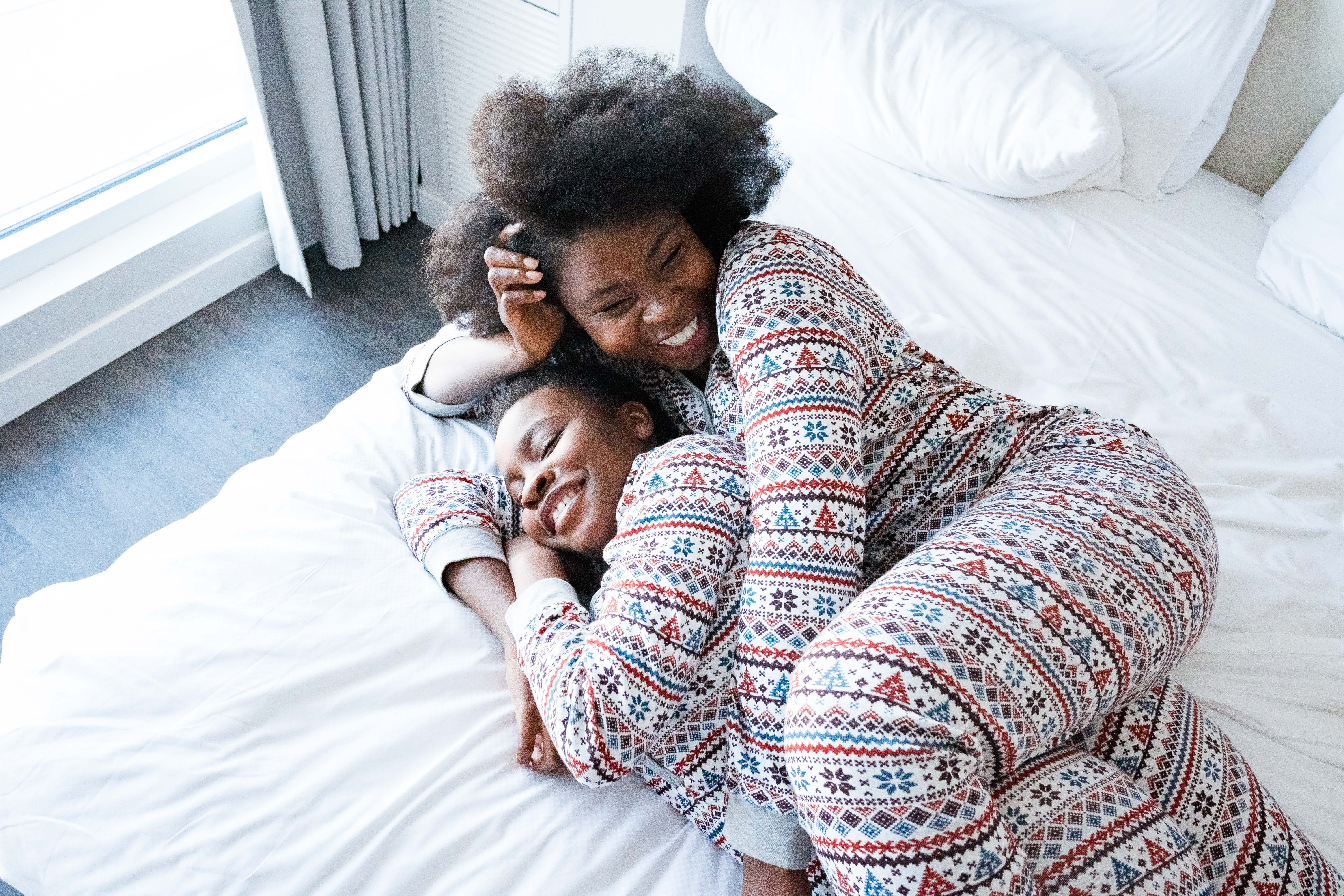 Theo + Leigh Christmas Pajamas styled by top Atlanta lifestyle blogger, Hurry in Time