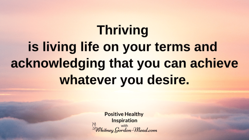 Thrive quote