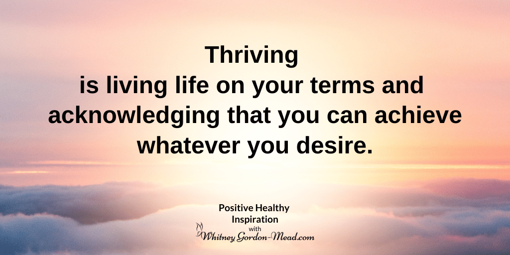 Thrive quote