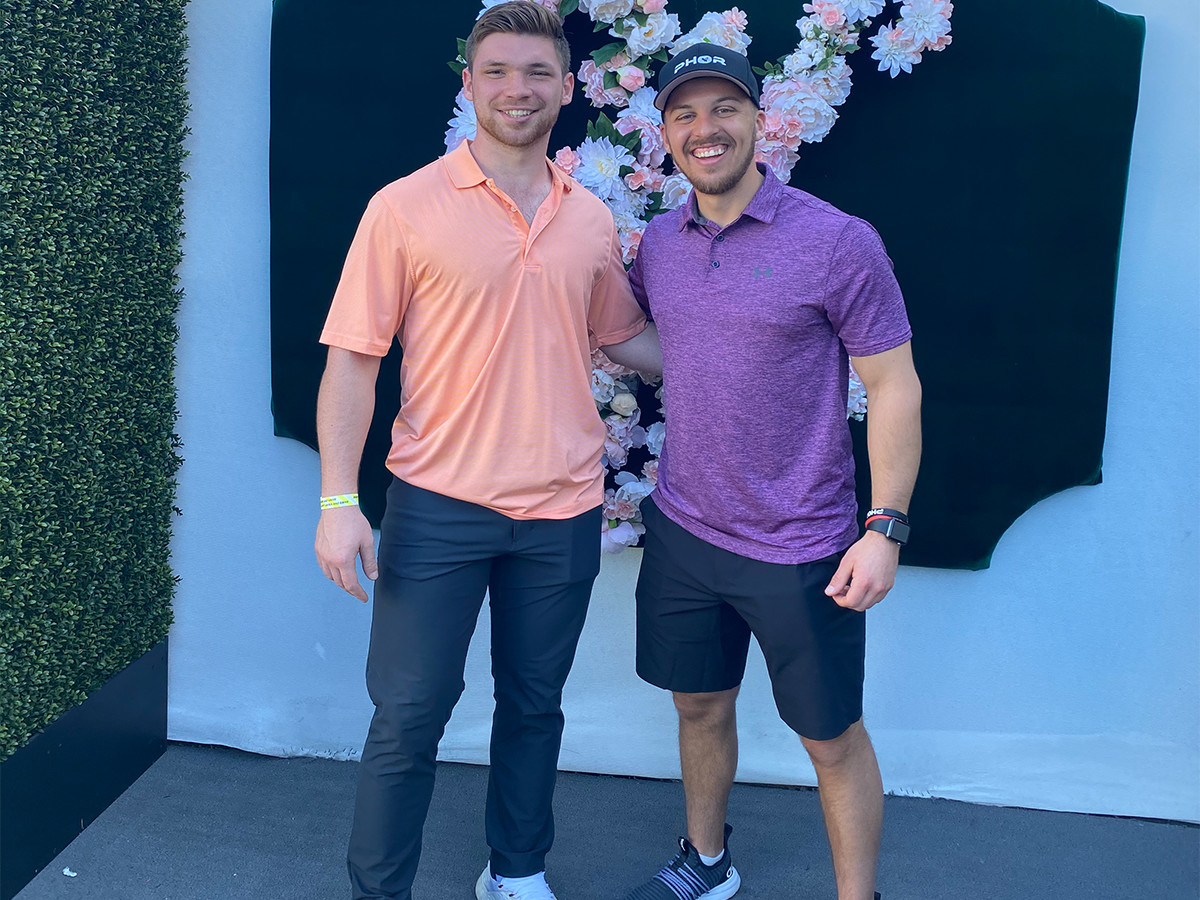 Co-owners Matt & Blair of PHOR Golf