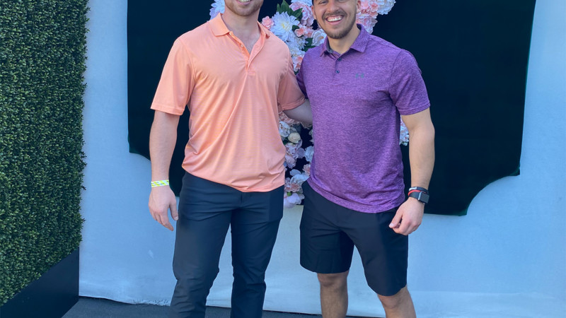 Co-owners Matt & Blair of PHOR Golf