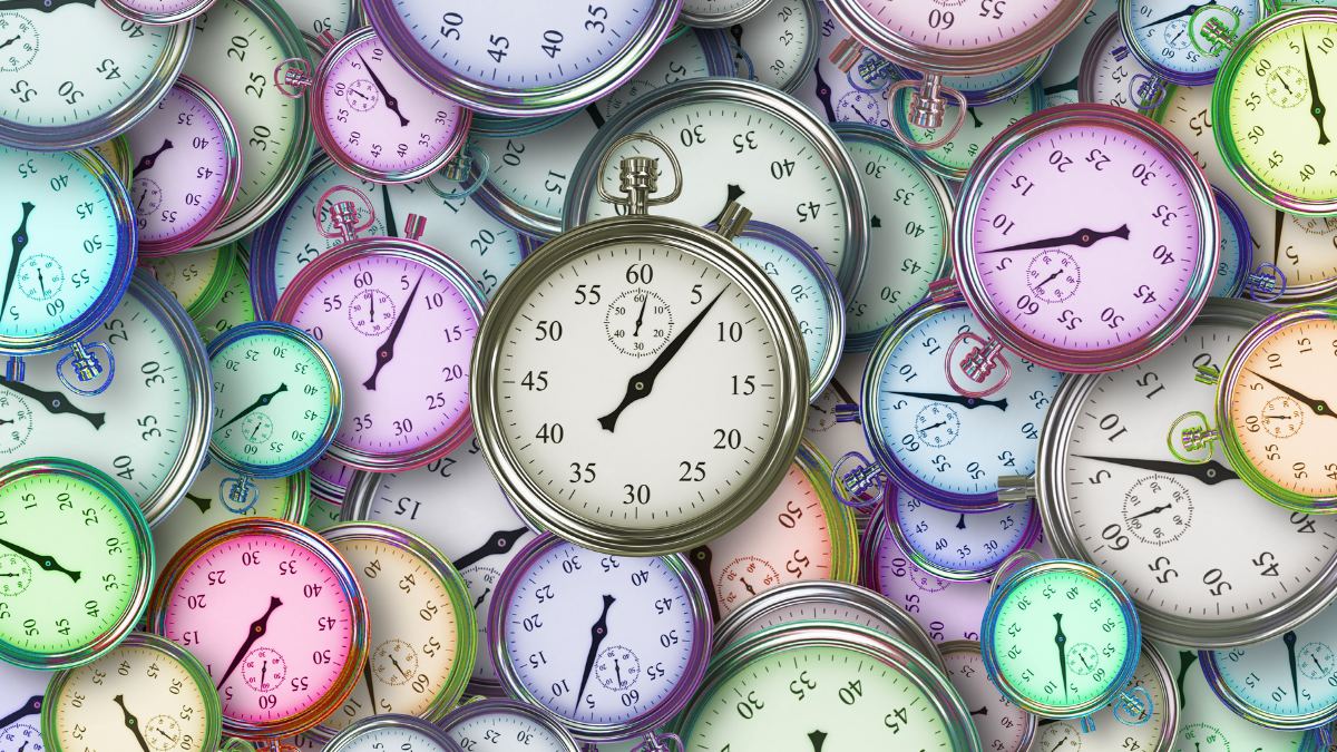 Coloured Clocks