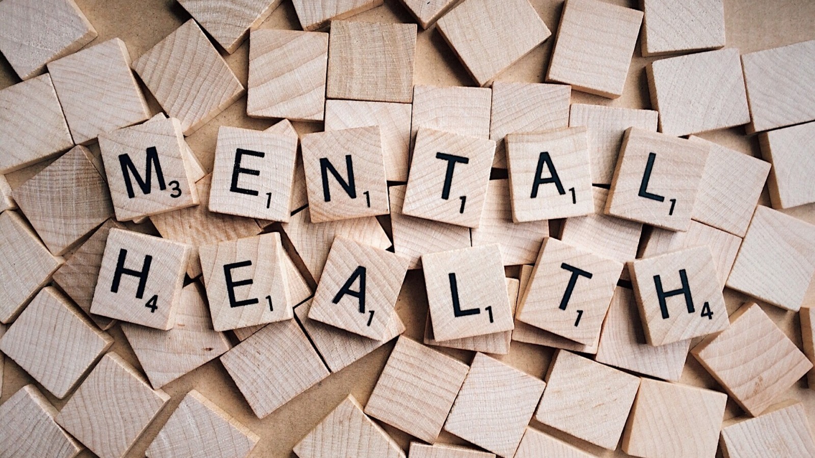 photo of mental health spelled out