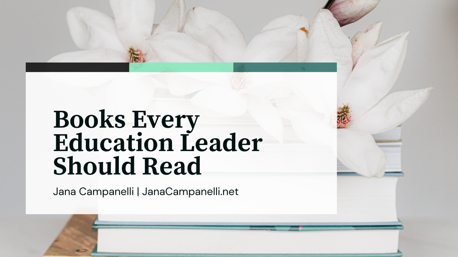 Jana Campanelli .net books every education leader should read