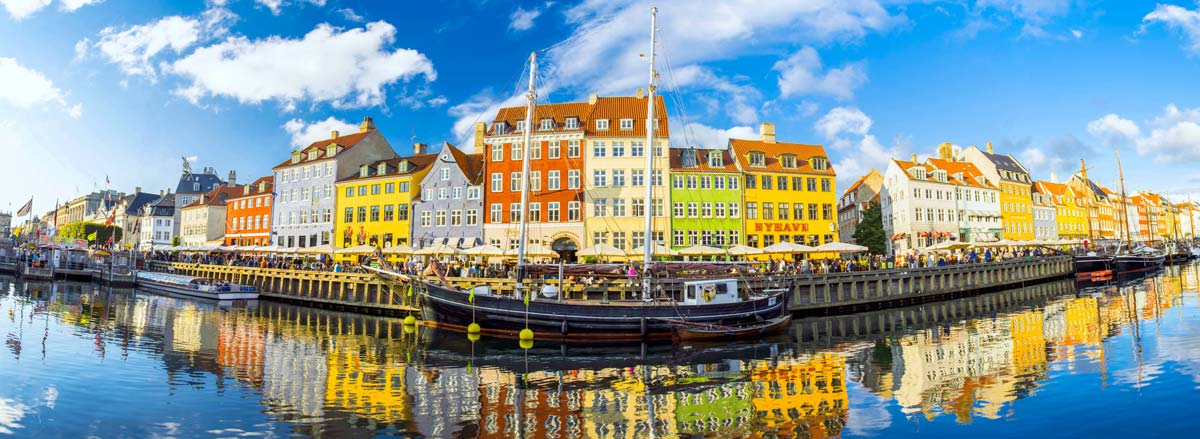 A beautiful panoramic view in Copenhagen, Denmark. Image by © Alexi Tauzin