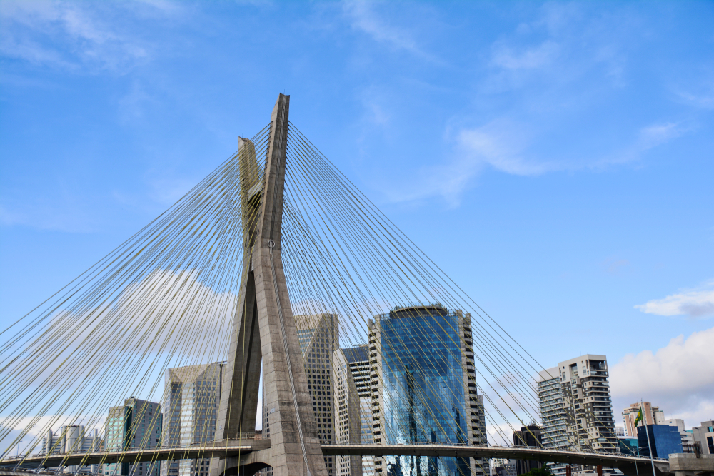 A cable-stayed bridge. Credit: Shutterstock