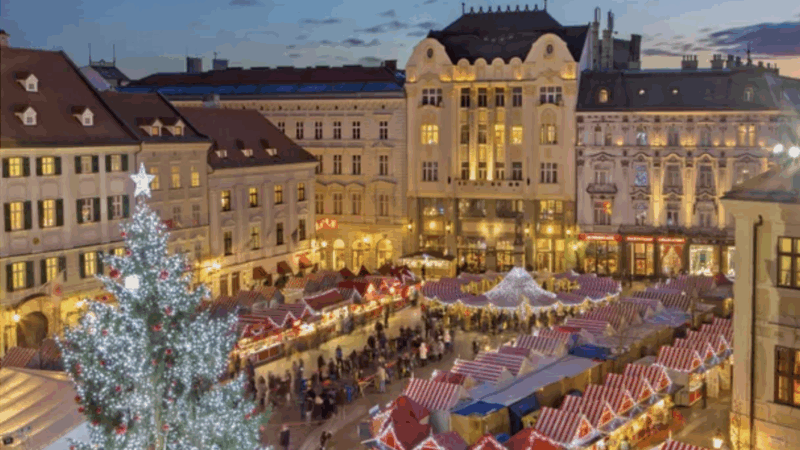 Bratislava Slovakia Christmas Market